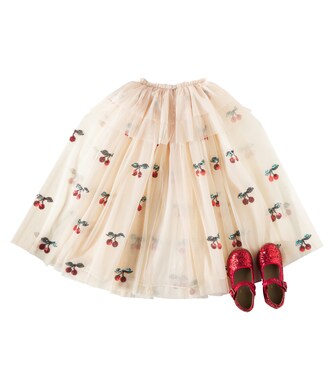 Fairy glitter mesh cape and shoes set | Konges Sløjd