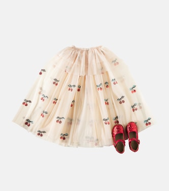 Set cape et chaussures Fairy en résille | Konges Sløjd