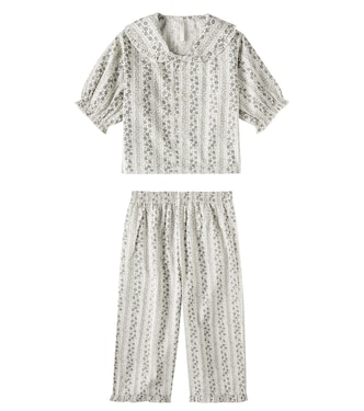 Vines printed ruffed pajamas | Rylee + Cru