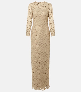 Floral lace gown | Oscar de la Renta