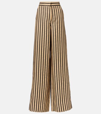 Pantalon ample Cestino en lin et coton mélangés | Max Mara