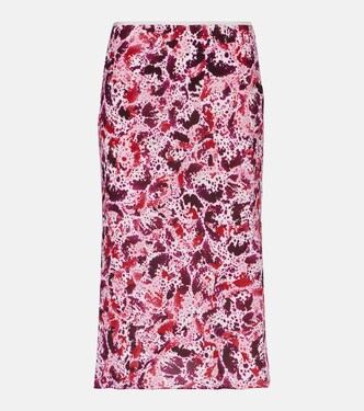 Floral pencil skirt | Dries Van Noten