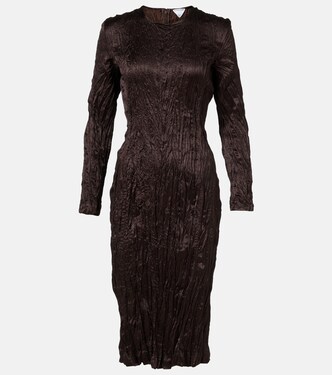Satin midi dress | Bottega Veneta