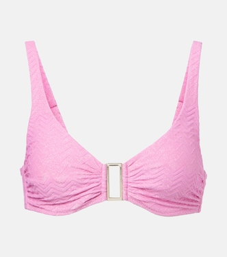 Bel Air chevron bikini top | Melissa Odabash