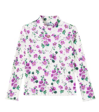 Costa floral cotton T-shirt | Dolce&Gabbana Kids