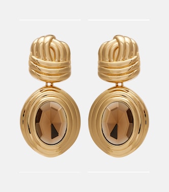 Orecchini pendenti con cristalli | Self-Portrait