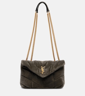 Puffer Toy suede shoulder bag | Saint Laurent