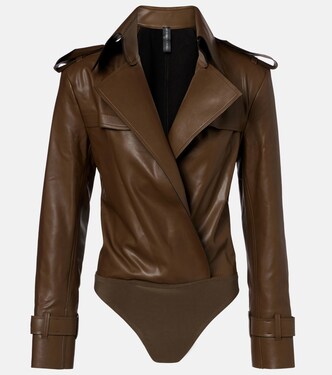 Double-breasted bodysuit | Norma Kamali