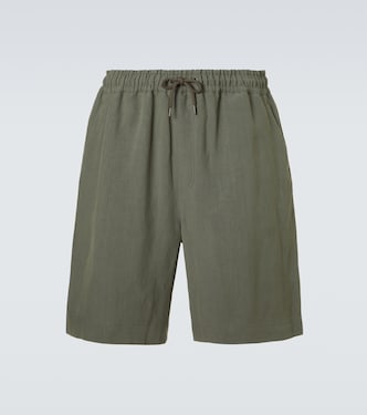 Linen Bermuda shorts | Giorgio Armani
