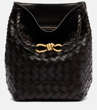 Bucket Bag Andiamo Knot Small aus Leder | Bottega Veneta