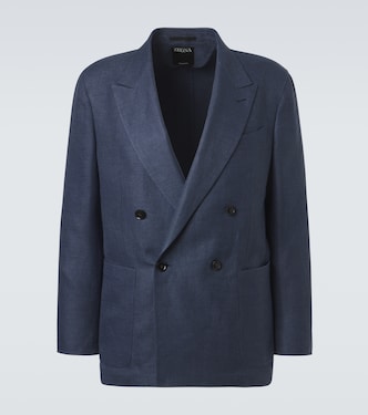 Linen, wool and silk blazer | Zegna