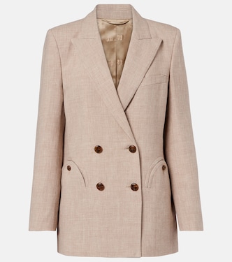 Everyday double-breasted linen and wool blazer | Blazé Milano