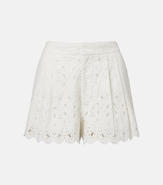 Shorts Paisley Eyelet aus Baumwolle | Frame