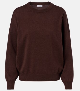 Pullover in cashmere a collo alto | Brunello Cucinelli