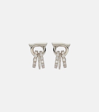 Pendientes Gancini con cristales | Ferragamo