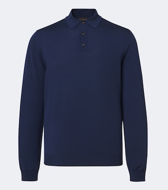 Wool-blend polo sweater | Slowear