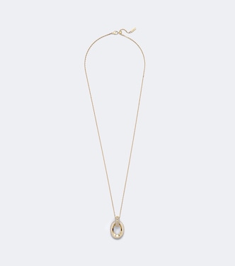 Groove 18kt gold pendant necklace with diamonds | Messika