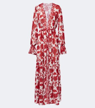 Robe longue Clementine à fleurs | Alexandra Miro