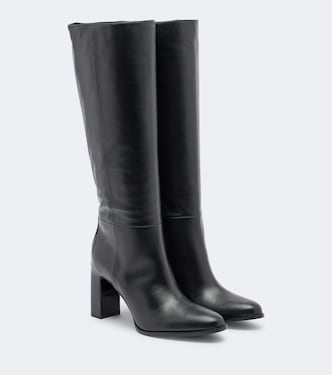 Kniehohe Stiefel Bibi aus Leder | Jimmy Choo