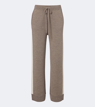 Nymira knitted wool-blend sweatpants | Fusalp
