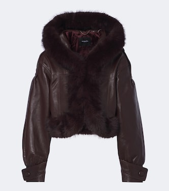 Jia cropped leather jacket | Retrofête