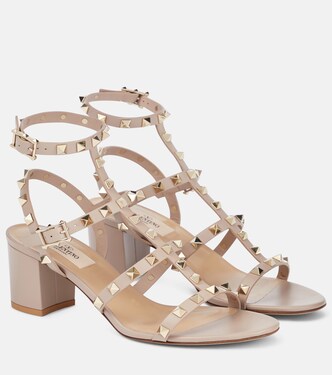 Valentino Garavani Rockstud leather sandals | Valentino Garavani