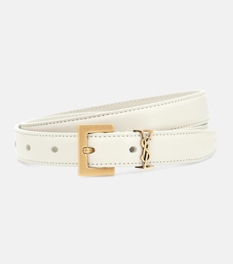 Cassandre slim leather belt | Saint Laurent