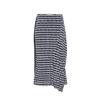 Houndstooth midi skirt | Victoria Beckham
