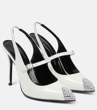 Pumps slingback in vernice | Alessandra Rich