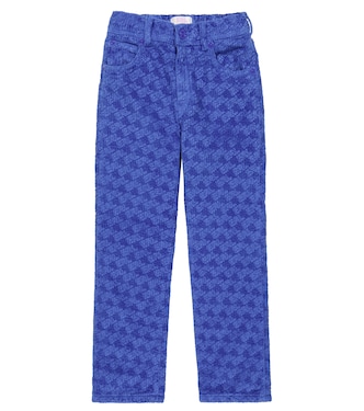 Logo cotton corduroy pants | ERL Kids