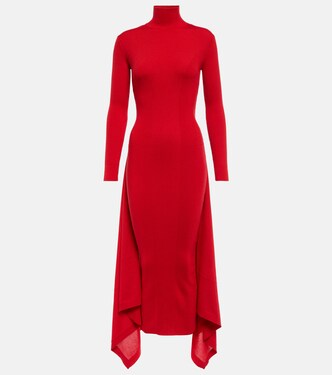 Cashmere and silk midi dress | Alaïa