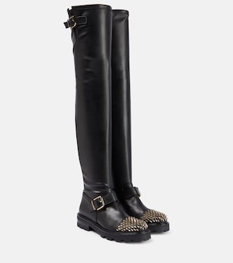 Botas mosqueteras Biker II de piel | Jimmy Choo
