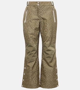 Logo printed ski pants | Yves Salomon