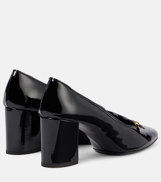Elio patent leather loafer pumps in black - Khaite | Mytheresa