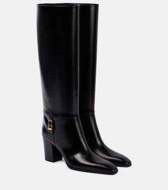 Botas altas Julia de piel | Saint Laurent