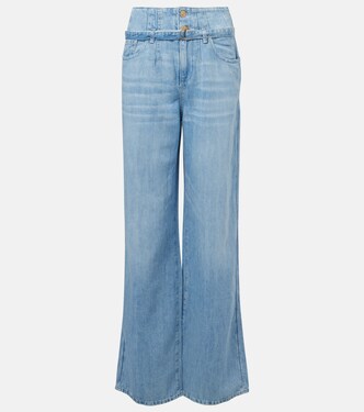 Phoenix belted high-rise wide-leg jeans | 7 For All Mankind