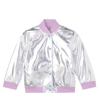 Metallic patch-appliqué jacket | Stella McCartney Kids