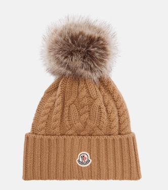 Logo wool and cashmere beanie | Moncler