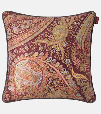 Maranta floral cotton cushion  | Etro