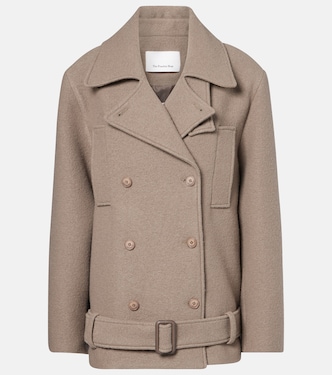 Scothern virgin wool peacoat | The Frankie Shop