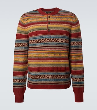 Wool-blend jacquard sweater  | RRL