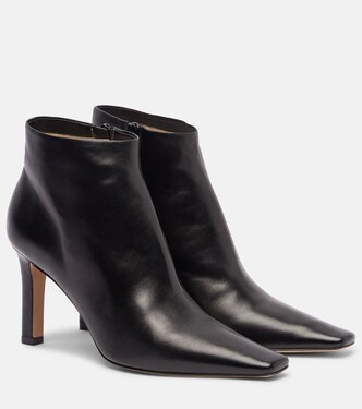 Carla 80 leather ankle boots | The Row