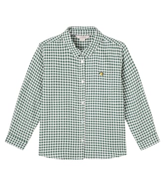 Foret checked cotton flannel shirt | Konges Sløjd