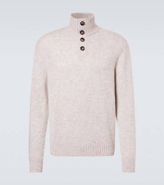 Wool and cashmere turtleneck sweater | Allude