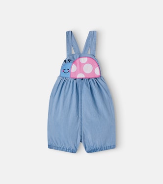 Baby Bug cotton chambray overalls | Stella McCartney Kids