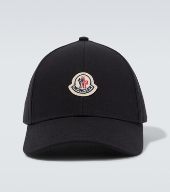 Logo cotton twill baseball cap | Moncler