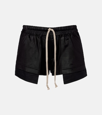 DRKSHDW Fog satin shorts | Rick Owens