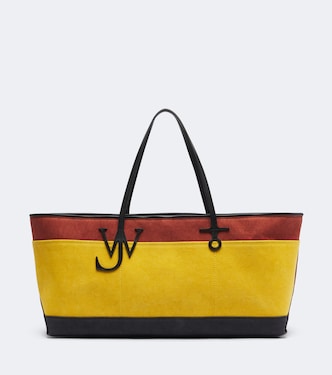 Shopper Anchor in canvas a righe | JW Anderson