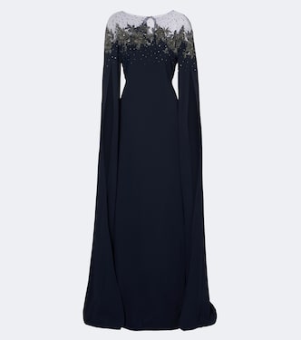 Abito lungo in crêpe | Carolina Herrera
