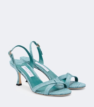 Elsy woven slingback sandals | Jimmy Choo